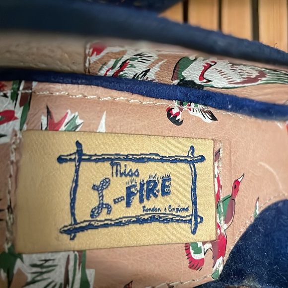 Miss L Fire blue suede pumps. Size Euro 36, US 6.5 Worn once indoors - Picture 7 of 7